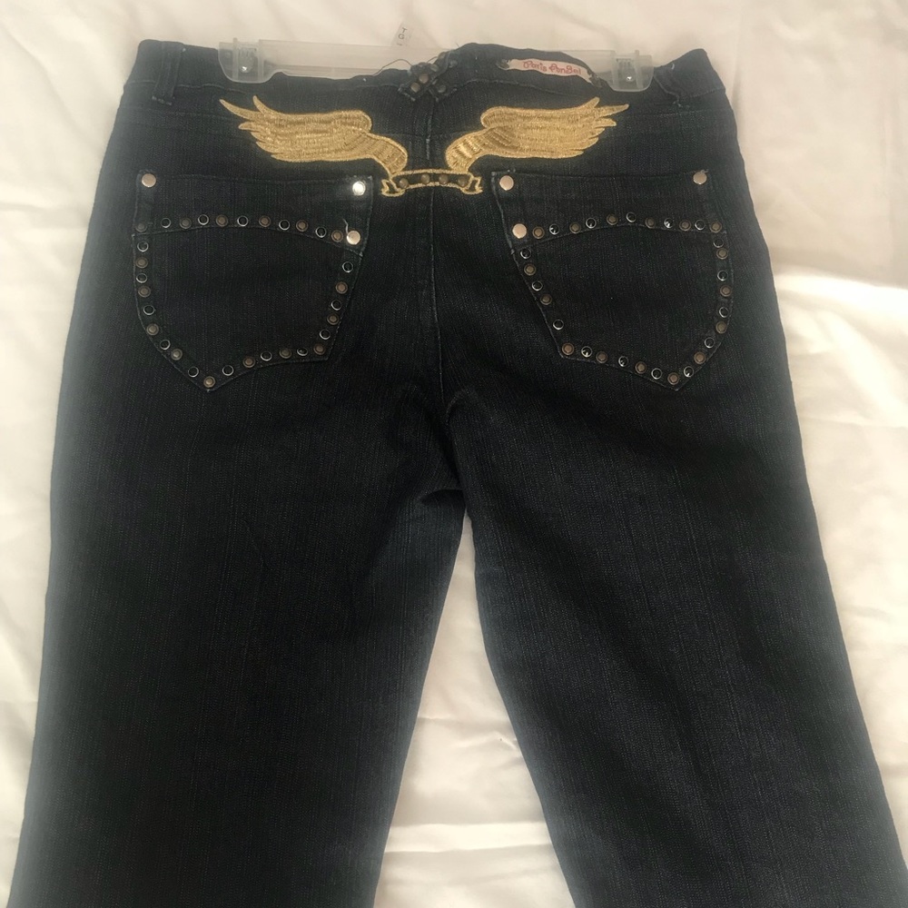 Stretchable Blue jeans lady’s size 13/14 boot cut